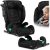 Nukido Louis Soft autósülés, fekete, 15–36 kg, ISOFIX