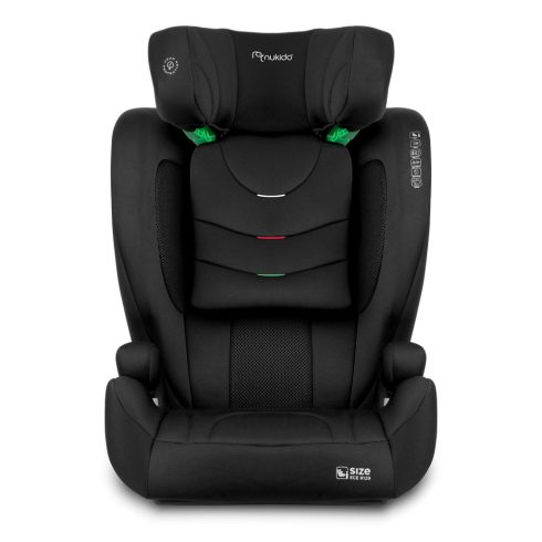 Nukido Louis Soft autósülés, fekete, 15–36 kg, ISOFIX