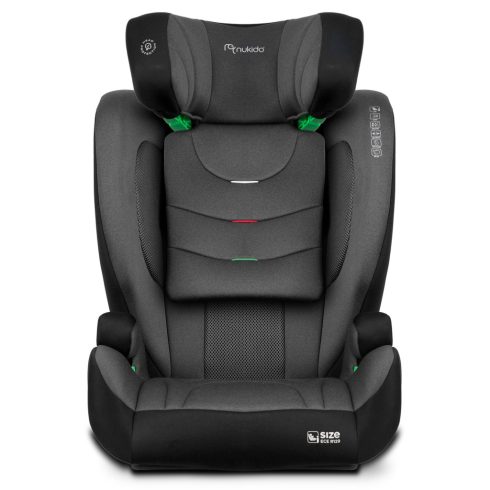 Nukido Louis Soft fekete és szürke autósülés 15–36 kg ISOFIX