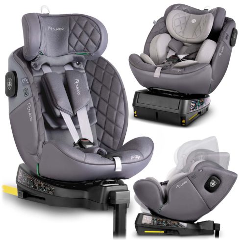 Nukido Prestige Line autósülés szürke 0-36 kg ISOFIX