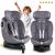 Nukido Prestige Line autósülés szürke 0-36 kg ISOFIX