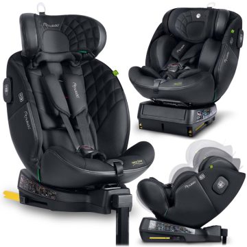 Nukido Aero Line autósülés, fekete, 0-36 kg, ISOFIX