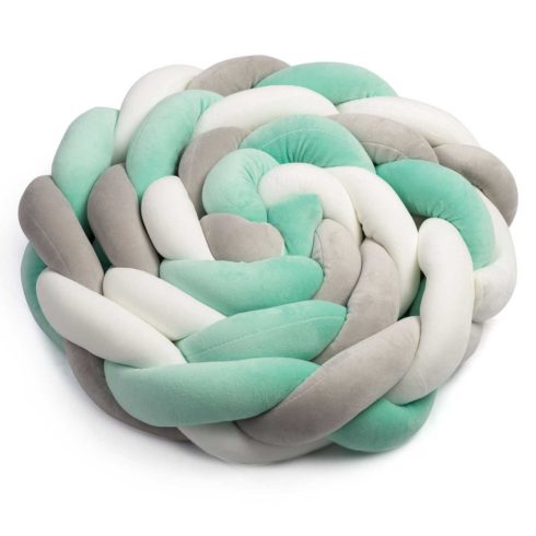 Ricokids kiságy pakolás 2m - menta-szürke