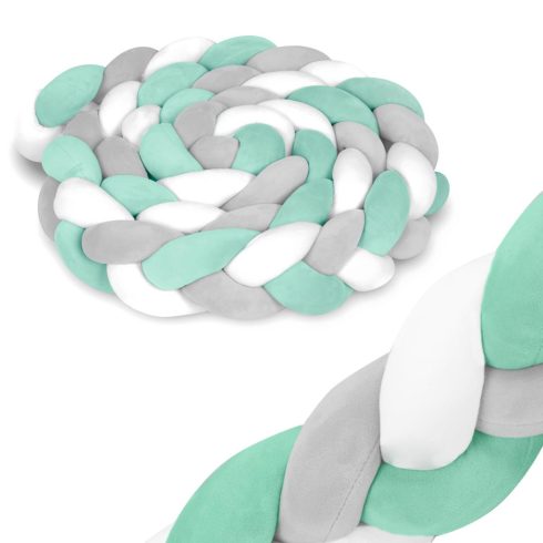 Ricokids kiságy pakolás 3m - menta-szürke