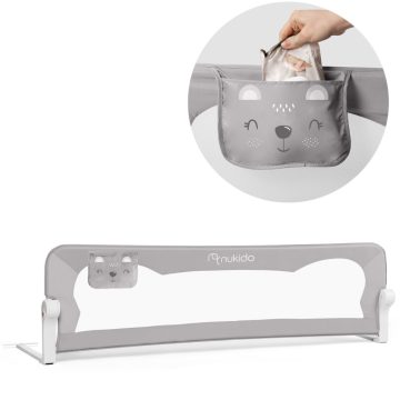 Ágyvédő korlát 180 x 42 x 35 cm Nukido szürke