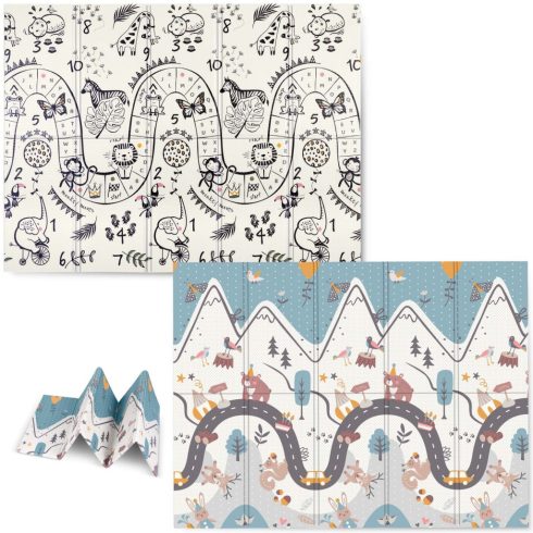 Összecsukható oktatóhab szőnyeg 200 x 150 x 1 cm Nukido NK-341