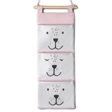 Nukido akasztós játékrendező - rózsaszín