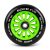 Robogó kerekek 100 mm zöld, 2 db