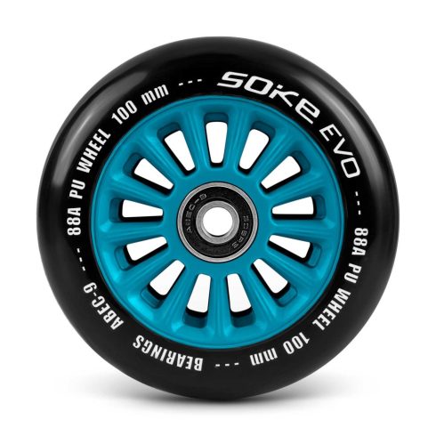 Robogó kerekek 100 mm kék, 2 db