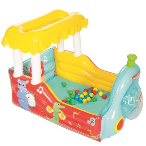 Fisher-Price Bestway 93537 Játéktér vonattal és labdákkal