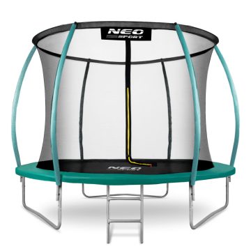  8 láb/252 cm-es profilozott kerti trambulin Neo-Sport belső hálóval