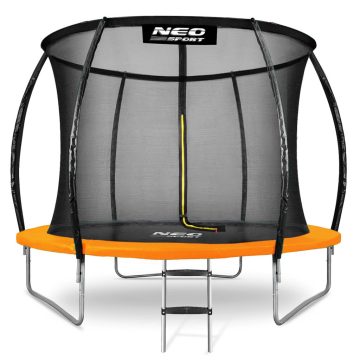  8 láb/252 cm-es profilozott kerti trambulin Neo-Sport belső hálóval
