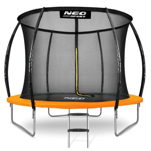 8 láb/252 cm-es profilozott kerti trambulin Neo-Sport belső hálóval
