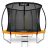   8 láb/252 cm-es profilozott kerti trambulin Neo-Sport belső hálóval