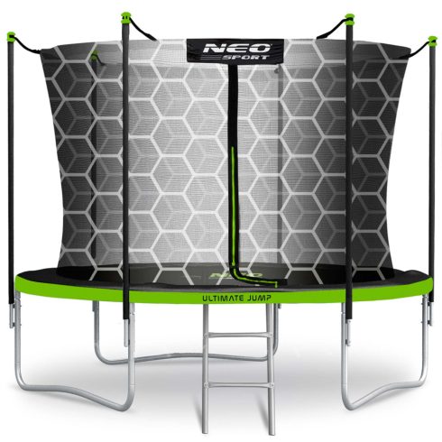 8 láb/252 cm-es kerti trambulin belső hálóval és létrával Neo-Sport