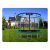 Profilozott kerti trambulin 10ft/312cm Neo-Sport belső hálóval