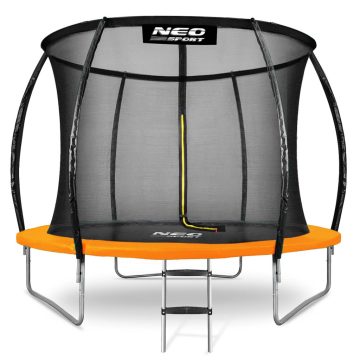  10 láb/312 cm-es profilozott kerti trambulin Neo-Sport belső hálóval