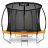   10 láb/312 cm-es profilozott kerti trambulin Neo-Sport belső hálóval