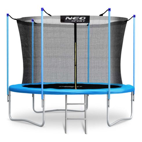 10 láb/312 cm-es kerti trambulin belső hálóval és létrával Neo-Sport