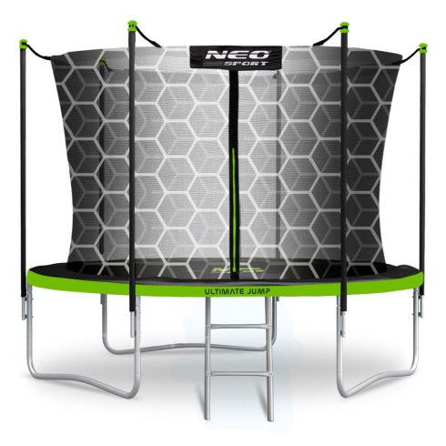 Kerti trambulin 10ft/312cm belső hálóval és létrával Neo-Sport