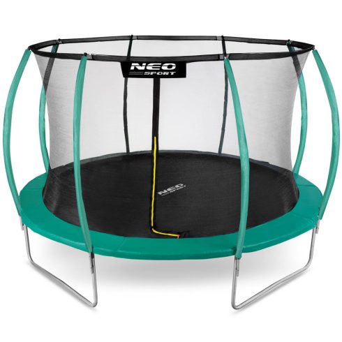 Profilozott kerti trambulin 12ft/374cm Neo-Sport belső hálóval