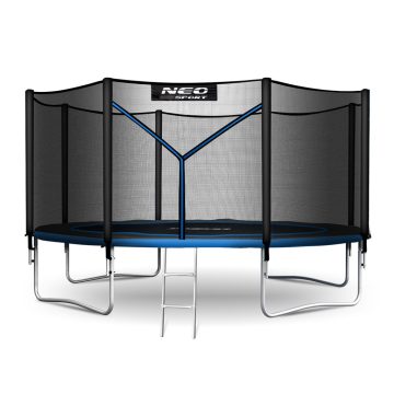   Kerti trambulin 13ft/404cm külső hálóval és létrával Neo-Sport