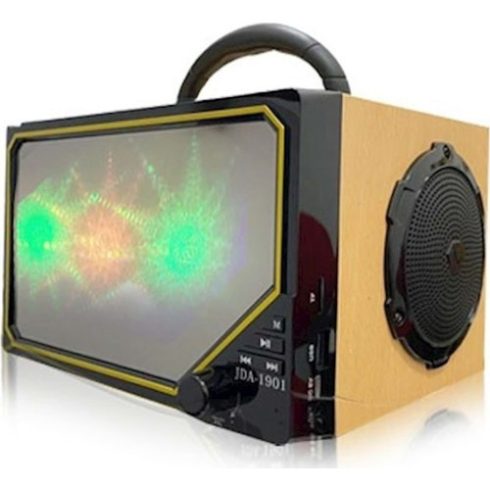 Yetty JDA1901 Nosztalgikus fa Bluetooth Hangszóró Beépített Kaleidoszkóppal Ipad Ipod Lejátszó PC Hangszóró Mobiltelefon hangszóró