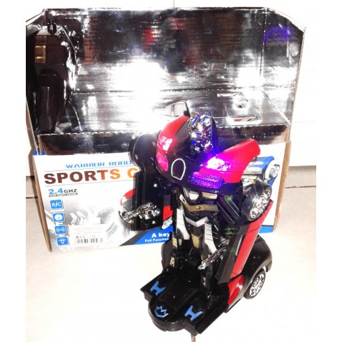 Bugatti Távirányítós Autobot Robot Autó 22 Cm 3+