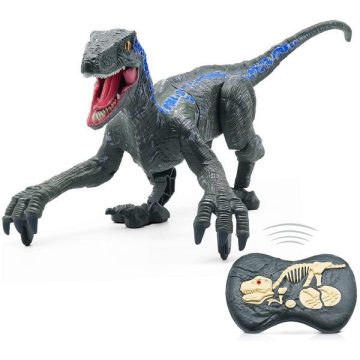   Velociraptor Távirányítós Játék Dínó Élethű hanghatásokkal – RC Dinoszaurusz