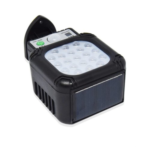 Kültéri solar LED lámpa – mozgásérzékelővel / 21 db extra fényes LED (JX-955B)