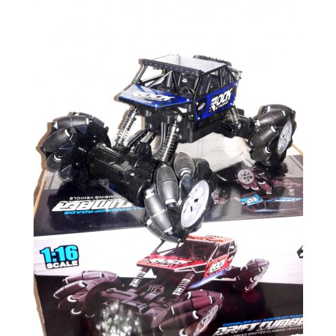 1:16 JZL Drift Climber Többirányú Driftelő Sziklamászó Terepjáró Autó 7.4 V Li-ion Akku Transzverz Rock Crawler