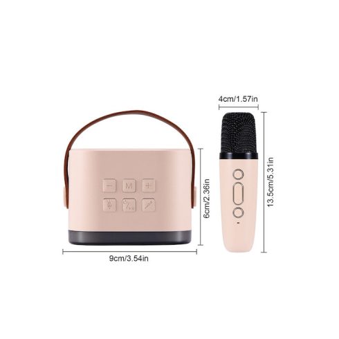 VividMusic Vezeték nélküli Karaoke Hangszóró Mikrofonnal K12 RGB Bluetooth