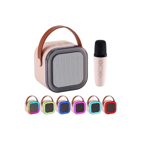 VividMusic Vezeték nélküli Karaoke Hangszóró Mikrofonnal K12 RGB Bluetooth