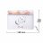 Új Design Párologtató Aroma Diffúzor Sókő kristály és Láng LED fénnyel 250ml - KP-023 Fehér