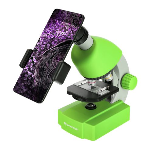 Bresser Junior 40x-640x mikroszkóp, lila