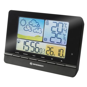 Bresser MeteoTrend Colour RC időjárás-állomás, fekete