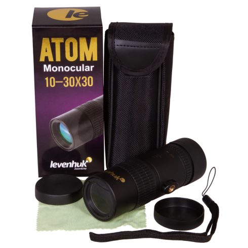 Levenhuk Atom 10–30x30 egyszemes távcső