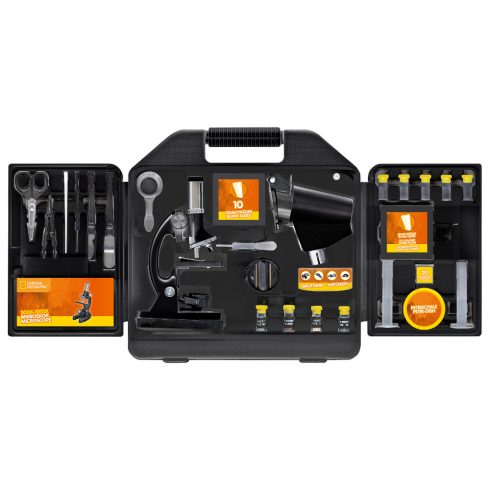 Bresser National Geographic 300x-1200x mikroszkóp (tokot tartalmaz)