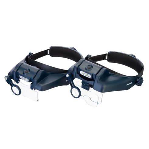 Levenhuk Discovery Crafts DHR 20 fejre rögzíthető, tölthető nagyító