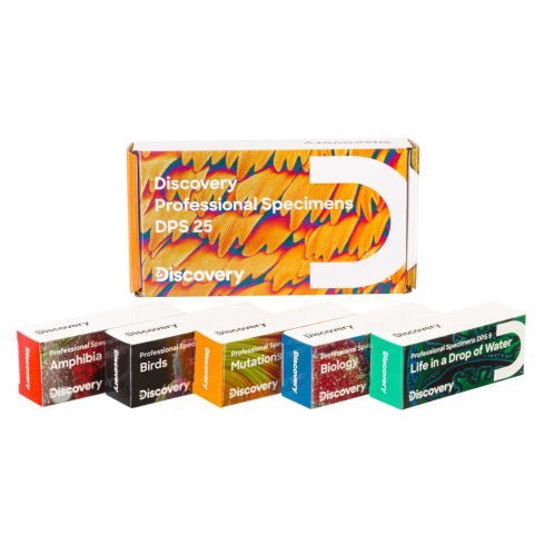 Levenhuk Discovery Prof DPS 5 mikropreparátum mintakészlet. „Kétéltűek”