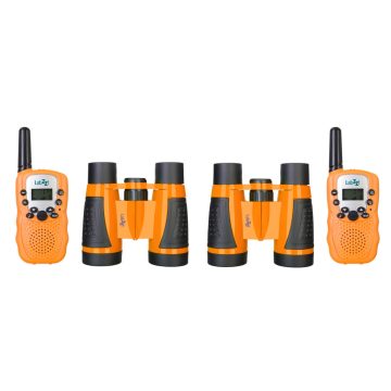   Levenhuk LabZZ WTT10 walkie-talkie és kétszemes távcső készlet