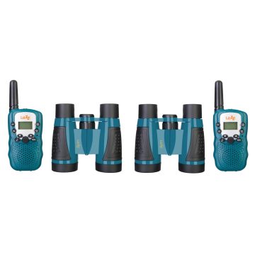   Levenhuk LabZZ WTT10 walkie-talkie és kétszemes távcső készlet