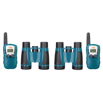   Levenhuk LabZZ WTT10 walkie-talkie és kétszemes távcső készlet