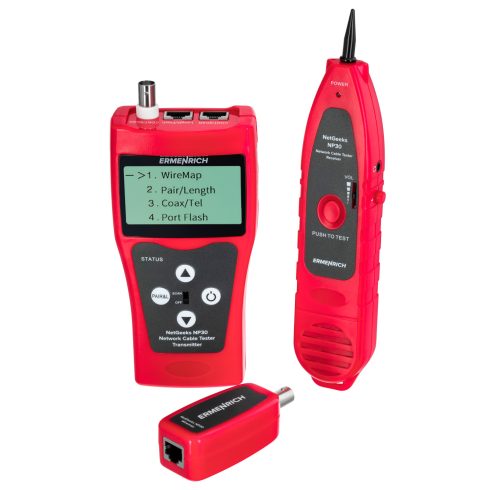 Ermenrich NetGeeks NP30 hálózati kábeltesztelő