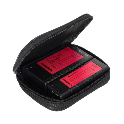 Ermenrich NetGeeks NP10 kábel és PoE tesztelő