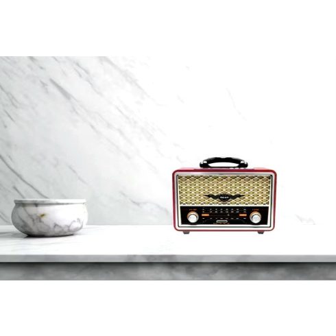 Legújabb Meier Retro Rádió Távirányítóval, 1200mAh, M-156BT