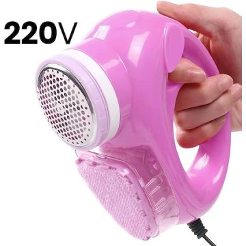   Avizar elektromos szösz eltávolító borotva textil tisztító ruhaborotva rozsdamentes acél pengék, rácsos, rózsaszín