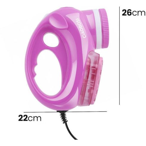 Avizar elektromos szösz eltávolító borotva textil tisztító ruhaborotva rozsdamentes acél pengék, rácsos, rózsaszín