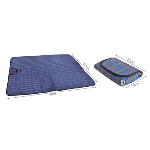 Picnic mat 145x180 basic - blue