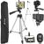 Phone camera tripod set